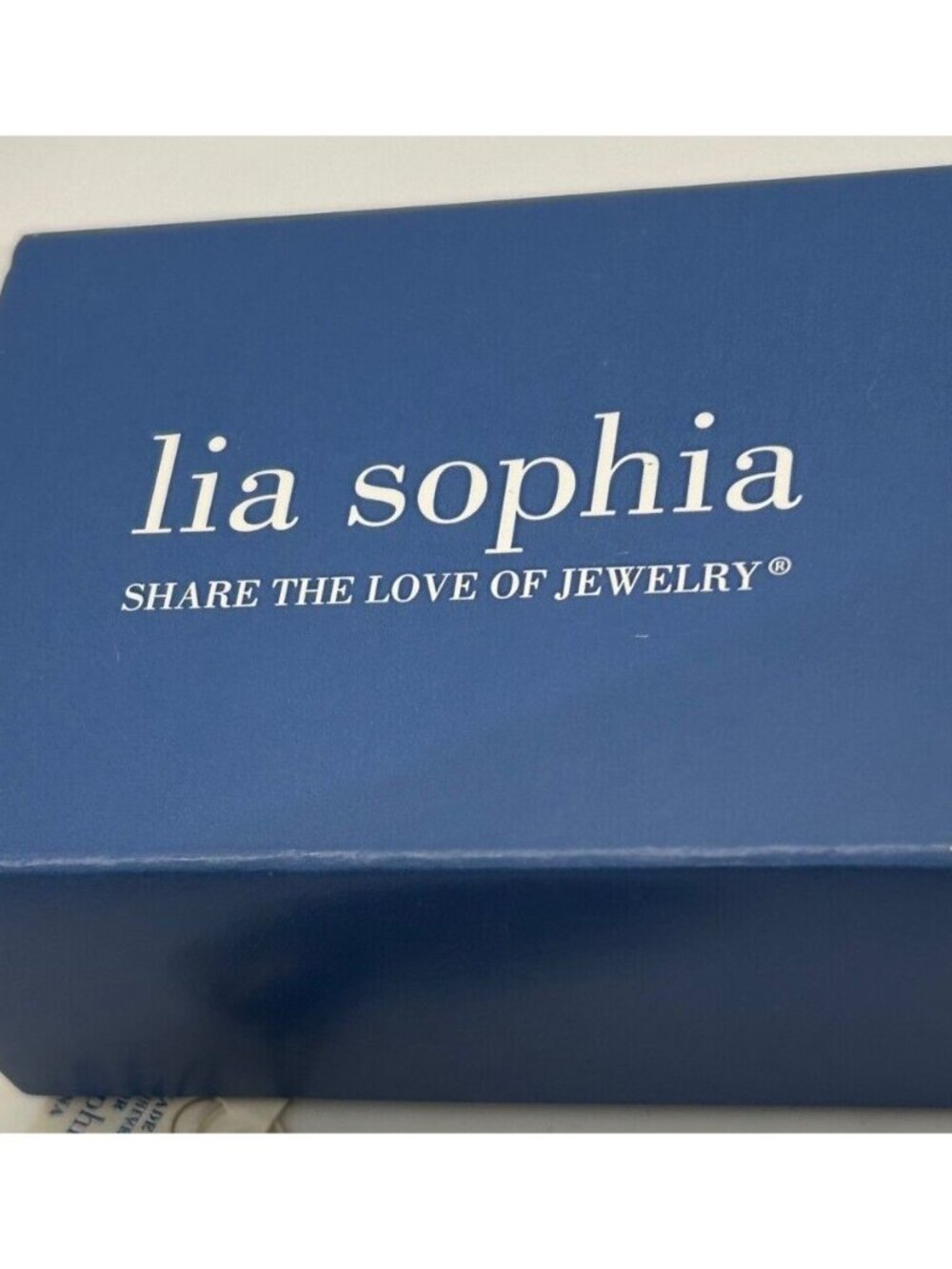 Lia Sophia Gold-Tone Pendant With Cabochon Navette Rhinestones Brass-tone - Picture 7 of 7